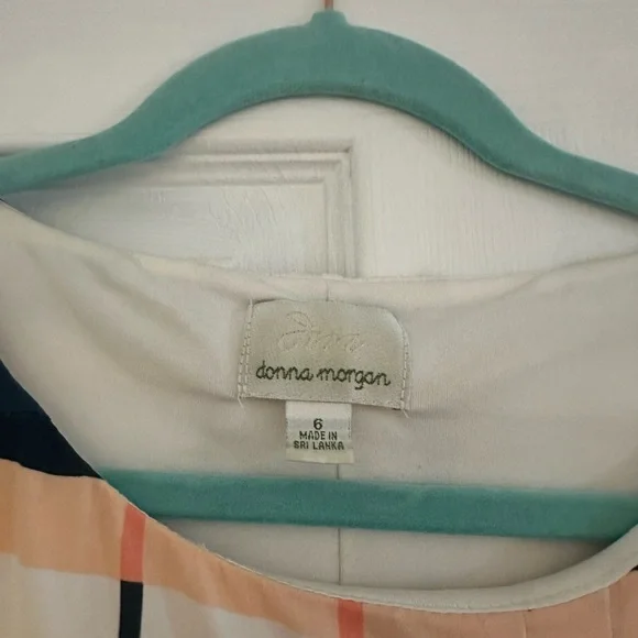 Donna Morgan Multicolor Striped Dress - Picture 3 of 3